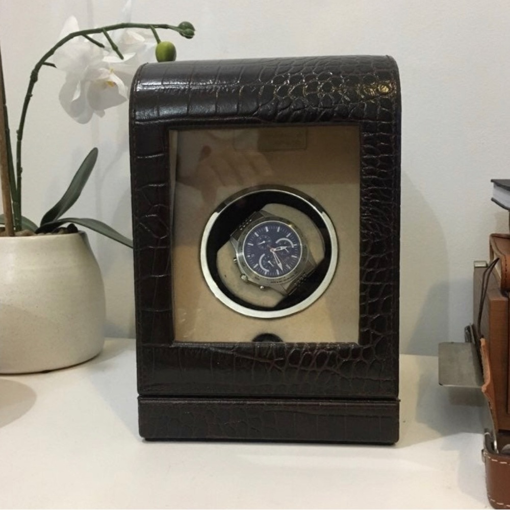 Renzo Romagnoli SINGLE WATCH WINDER BOX